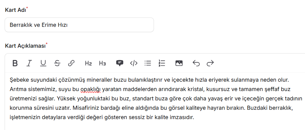 Berraklık ve Erime Hızı