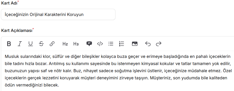 İçeceğinizin Orijinal Karakterini Koruyun