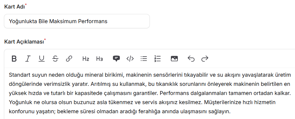 Yoğunlukta Bile Maksimum Performans