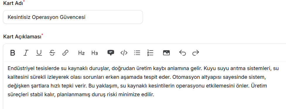 Kesintisiz Operasyon Güvencesi