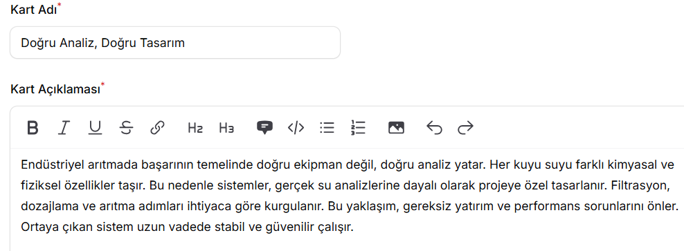 Doğru Analiz, Doğru Tasarım