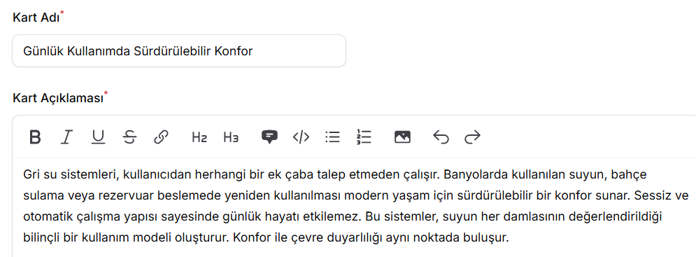 Günlük Kullanımda Sürdürülebilir Konfor
