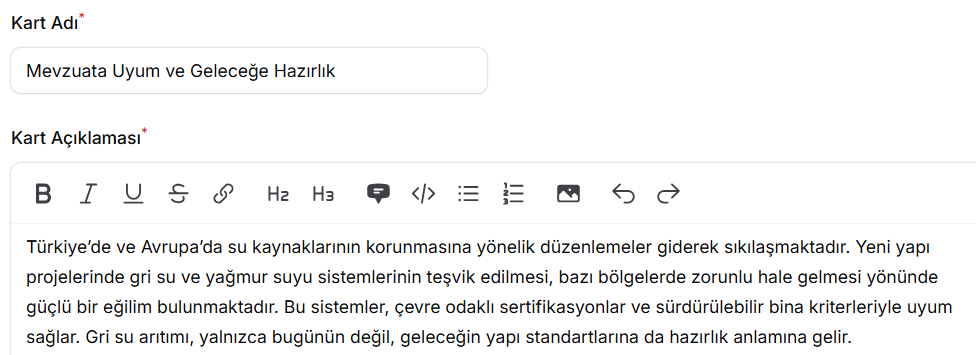 Mevzuata Uyum ve Geleceğe Hazırlık