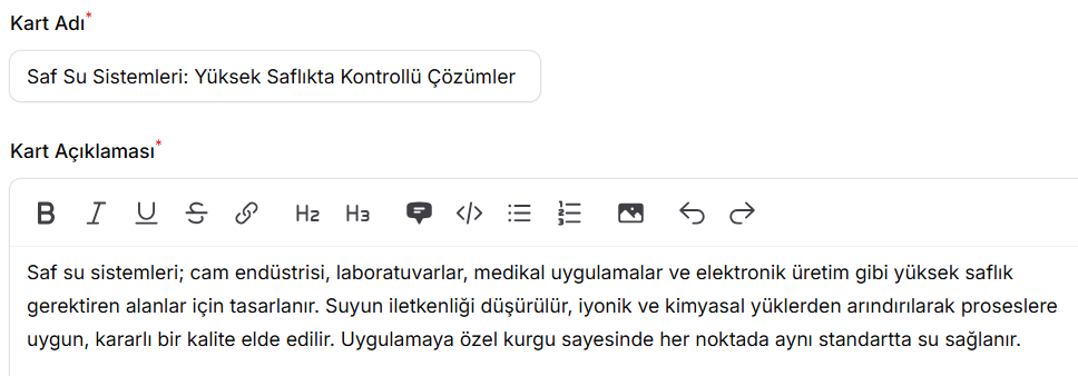 Saf Su Sistemleri: Yüksek Saflıkta Kontrollü Çözümler