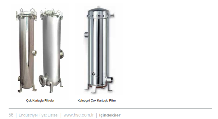 Çoklu Kartuş Filtre