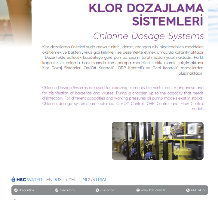 Klor Dozaj Sistemleri
